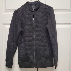 H&M Black Quilted Full Zip Jacket